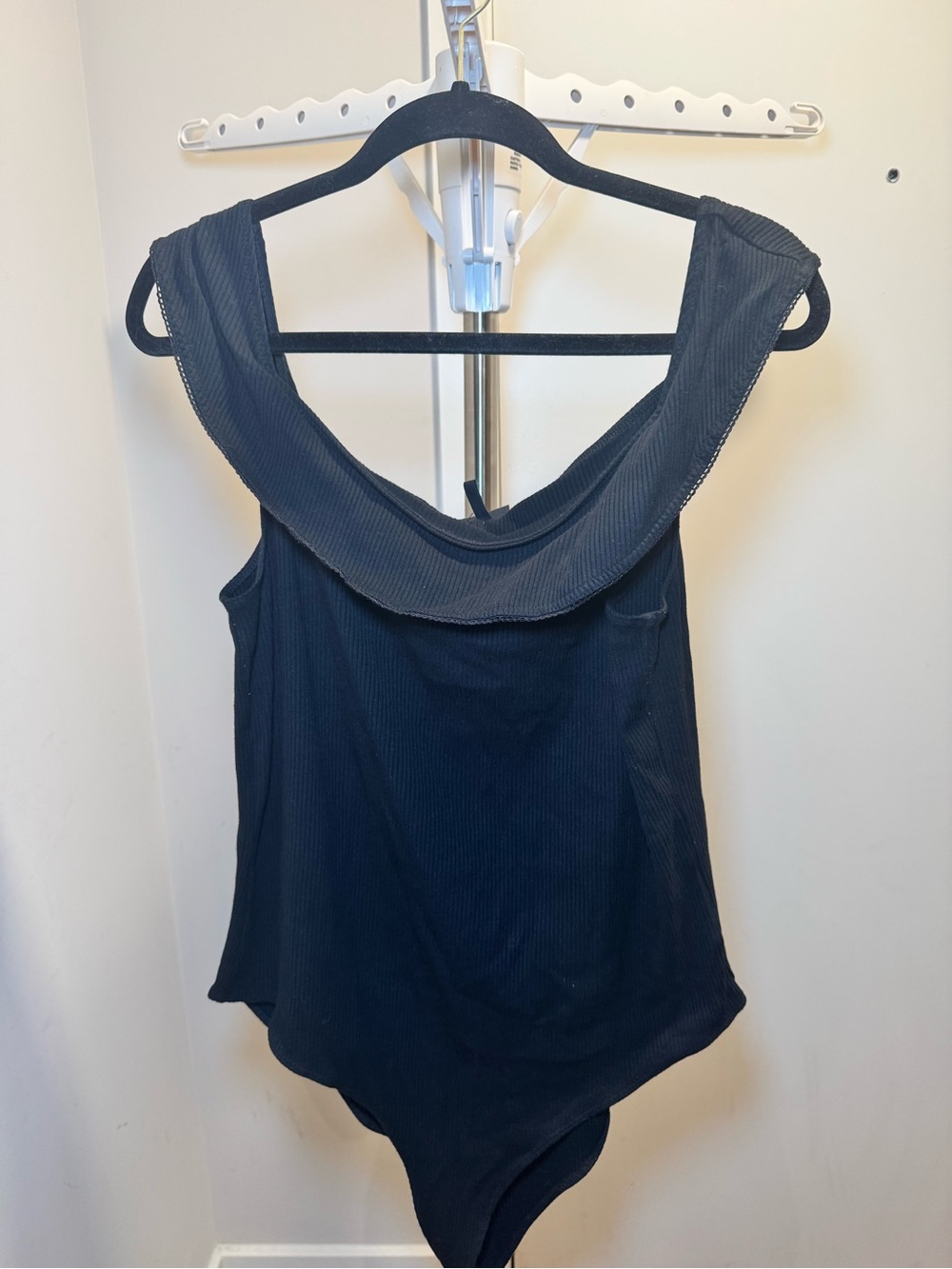 Target Black Sleeveless Cowl Neck Bodysuit